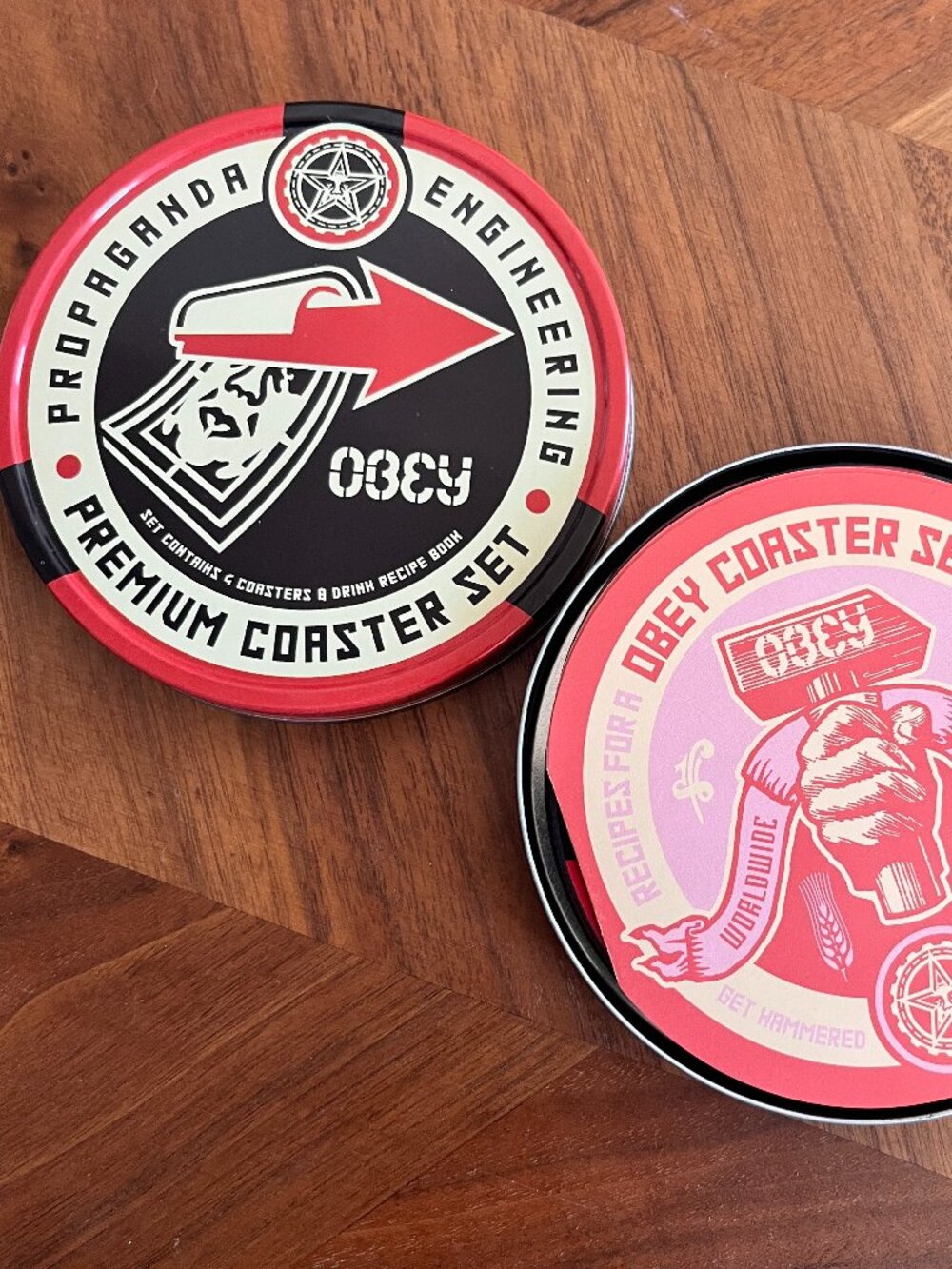 Shepard Fairey / Dark Horse - OBEY COASTER SET - Propaganda Engineering Premium